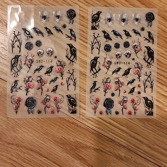 Giant Lot Of Bookish / Nerdy / Geeky Nail Wraps